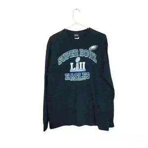 Philadelphia Eagles Super Bowl Long Sleeve Tee Sz Large